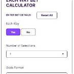 each way calculator bet